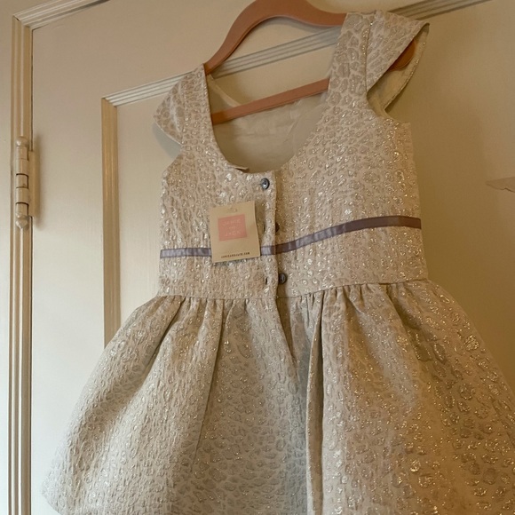 Janie Jack NWT Toddler Dress Beautiful Silver Lavender Nutcracker - Picture 4 of 6